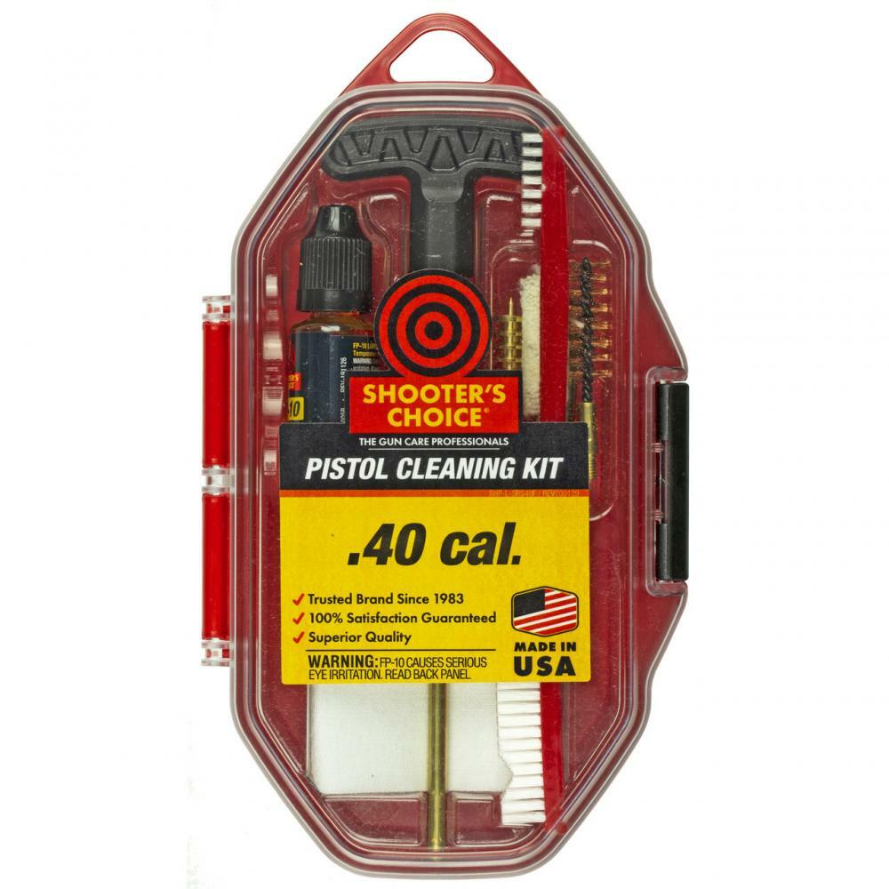 Shooter’s Choice .40 Cal Pistol Gun Cleaning Kit SHF-SRS-40