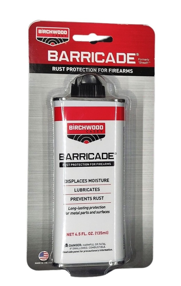 Birchwood Casey Cleaning Supplies Barricade Rust Metal Firearm Protect 33128