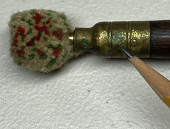 Vintage Wood & Brass 3 Piece Shotgun Cleaning Rod With Soft Tip