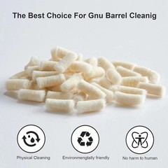 Effortless Gun Maintenance: 300 Wool Felt Cleaning Pellets for .22/.177 Calibers
