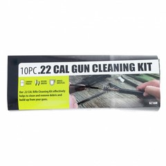 ASR Outdoor .22 Caliber Gun Cleaning Kit Brushes Canvas Pouch 10 Piece Set