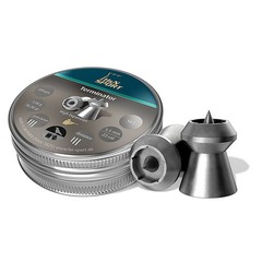 H&N Terminator Hollowpoint Airgun Pellets .22 Cal. 5.5 mm, Silver