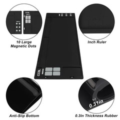 Shotgun Cleaning Mat,36″ x 12″ Magnetic Cleaning Mats for All , Anti-Slip Rep…