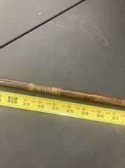 Vintage Three Piece Wood and Brass Gun Cleaning Rod
