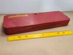 Vintage Outers Tin “Gunslick” Rifle Kit 30 Cal. w/original near full bottles