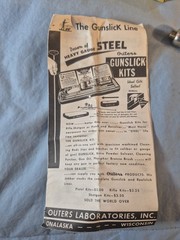 Vintage Outers Metal Slides for Tomlinson Type Cleaner for 20 Gauge Shotgun