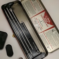 Vintage ~ Outers Gunslick Rifle Cleaning Kit Metal Tin case no 477