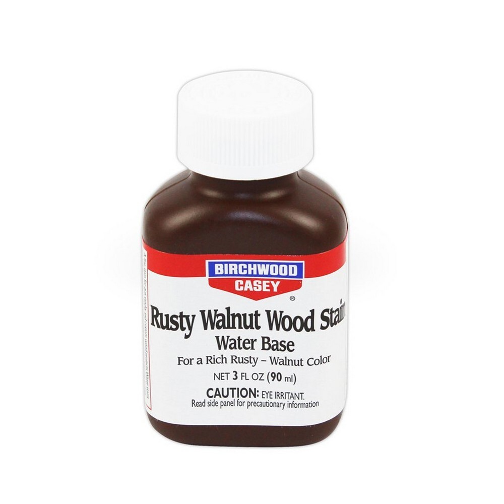 Birchwood Casey Walnut Wood Stain Water Base For Rich Rusty 3 Fl Oz Bottle 24323