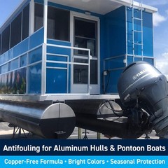 Totalboat Alumipaint Af Copper Aluminum And Pontoon Boat Bottom Paint Blue Quart