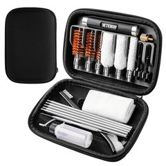 Shotgun Cleaning Kit 12 20 410 – Gauge Caliber 21 in 1 Zippered Compact Porta…
