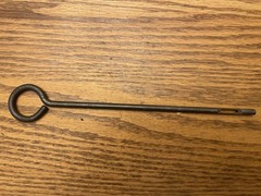 Vintage Pistol Handgun Gun Cleaning Rod 9″ Long STEEL Loop Handle Tool