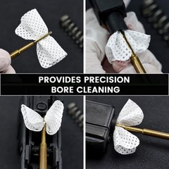 1100 Thicken Gun Cleaning Patches with Storage Case Highly Absorbent Gun Pat