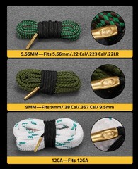 Universal Gun Cleaning Kit for Rifle Pistol Shotgun Muzzleloader for ManyCaliber