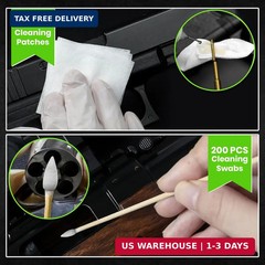 Gun Cleaning Supplies in Storage Box – 300Pcs Gun Cleaning Patches 200Pcs Gun Cl