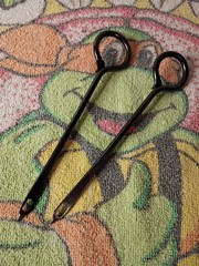 Lot of 2 Makarov Steel Pistol Cleaning Rod & Takedown Tools