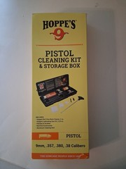 Hoppe’s No 9 Gun Cleaning Kit PC038 for 38 357 and 9mm Pistols 2018 Storage Box