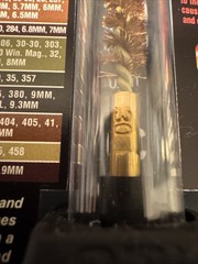 Otis #30 Rifle Pistol .30-8mm Caliber Standard Rod Thread Base Brass Brush