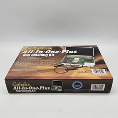 Cabelas CA880PLS All-In-One Gun Cleaning Kit Metal Case New Broken Handle