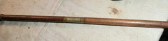 (2) VINTAGE RIFLE GUN BARREL CLEANING RODS WOOD & BRASS-EACH w/ 3 PIECE ASSEMBLY