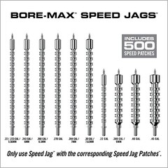 Real Avid Bore-Max Speed Jags & Patches Multi-Cal Pack – Set of 10 Jags AVBMJAGS