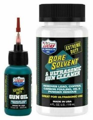 LUCAS OIL Extreme Duty Gun Oil & Bore Solvent Ultrasonic Cleaner 10875 + 10907