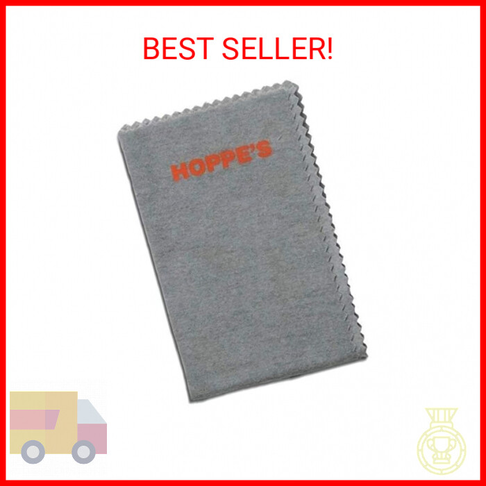 Hoppe’s No. 9 Silicone Gun And Reel Cloth , Grey , 1-11″ x 14″ (27.94 x 35.5 …