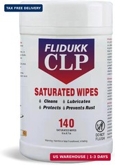 140 Gun Cleaning Wipes, 5″x7″ CLP Gun Cleaner Lubricant -Clean,Lubricate, Protec