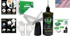 Multi-Purpose Gun Lubrication Spray & Needle with Cleaning Patches & Gloves
