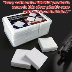 1800/1400/600 Gun Cleaning Patches in Box, 2″ Highly Absorbent Cloth, Lint-Free