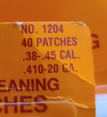 Hoppe’s Gun Cleaning Patches – 2 Sizes – 250 + Patches – No. 1204 & No. 1205