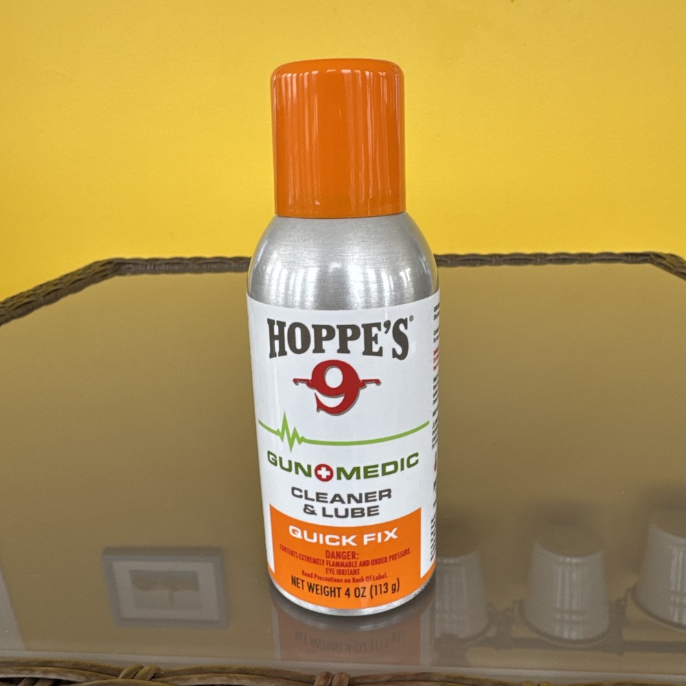Hoppes Gun Medic All-in-One Cleaner & Lube Aerosol Quick Fix 4oz GM3