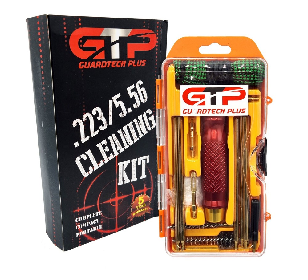GuardTech Plus 223/5.56 Cleaning Kit with bore rope cleaner, brass quality