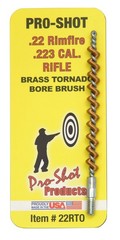 Pro-Shot 22RTO Tornado Bore Brush .22/ .223/ 5.56mm Cal Rifle #8-32 Thread Brass