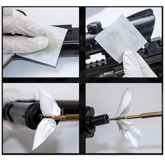 1000Pcs Thick Gun Cleaning Patches, Lint Free Gun Cleaning Cloth with Storage Ca
