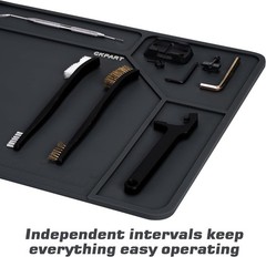 36″ x 12″ Anti-Slip Magnetic Gun Cleaning Mat for Efficient Maintenance