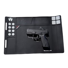 Tacsnake Pistol Gun Cleaning Mat, Anti-Slip Rubber Tactical Magnetic Pad F/S