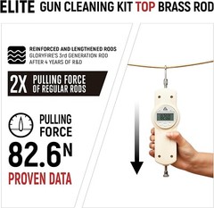 Durable Universal Gun Cleaning Kit with Brushes & Accessories – Compact Design