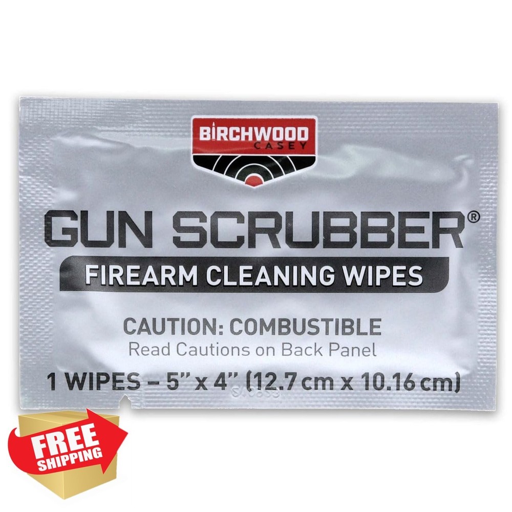 Birchwood Casey Gun Scrubber Wipes 25 Count