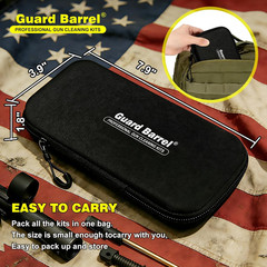 Gun Cleaning Kit Universal Pistol Cleaning Kit for .22,.357,.38,9Mm,.45 Caliber