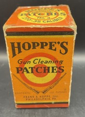 Vintage Hoppe’s Gun Cleaning Patches No 3 .270 -.35 Caliber Box Is Full 100