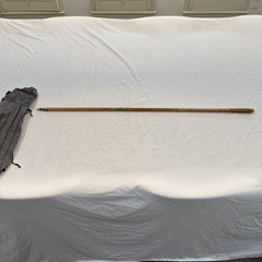 Vintage Gun Cleaning Rod Wood Brass And Metal 3 Piece Copper With Case
