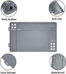 Gun Cleaning Mat Magnetic Parts Tray Anti Slip Workbench Pad