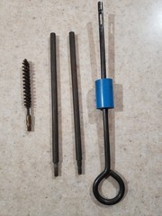Vintage Rifle Cleaning Rods With Brush 23″
