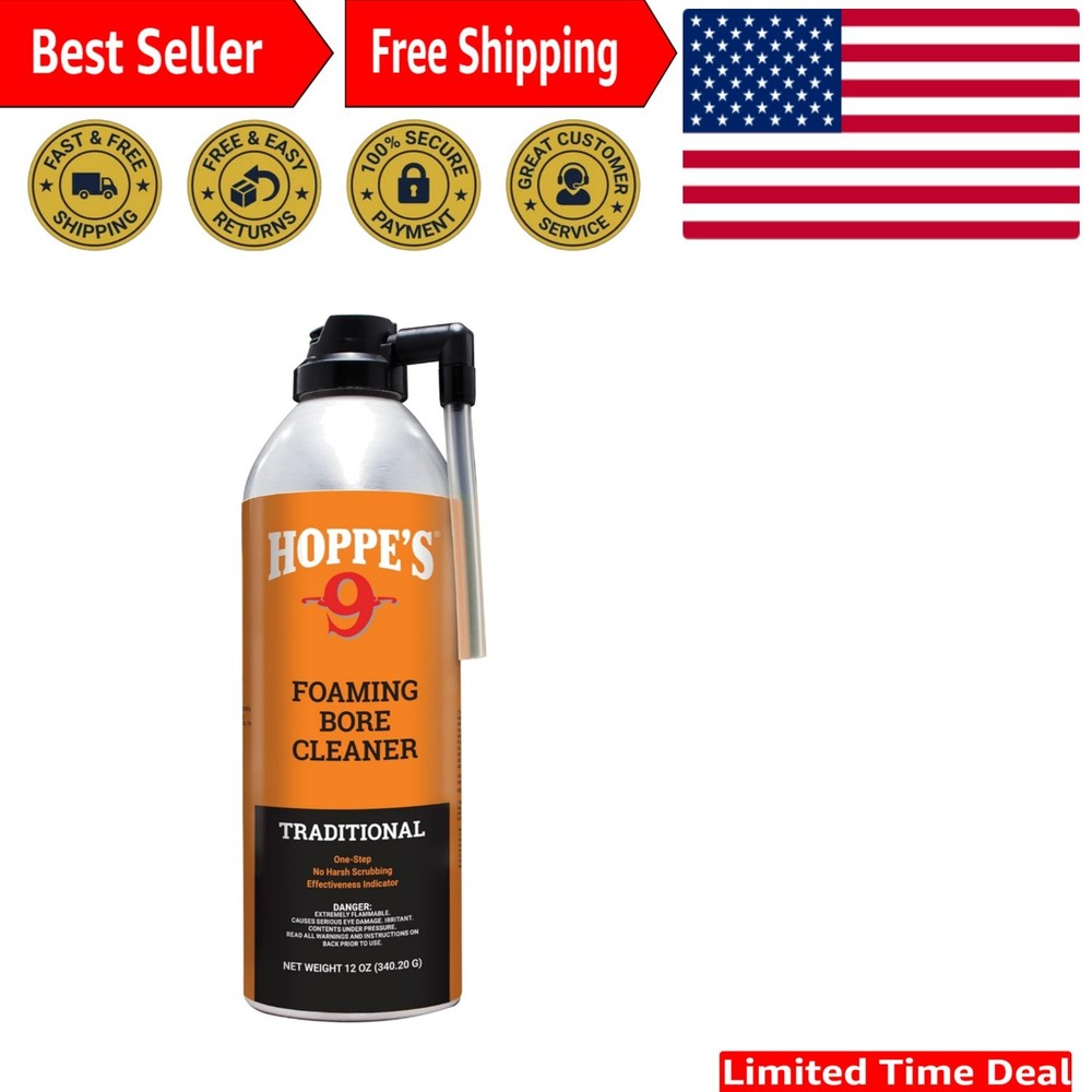 12 Oz Foaming Bore Cleaner: Effortlessly Remove Copper & Powder Residue