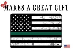 Rogue River Tactical Thin Green Line Flag Gun Cleaning Mat Bench Pad Gift for…