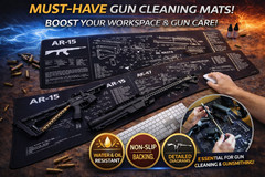🔥 AR-15 Rifle Cleaning Kit w/ Silicone Cleaning Mat – .223 / 5.56 Maintenance
