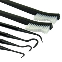 2PACK x 6 PCS Gun Rifle Pistol Cleaning Brush Brushes Picks Nylon Non-Scratching