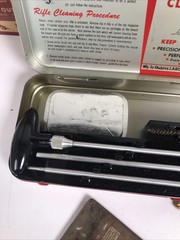 Vintage Outers Gunslick Rifle Kit No. 477 Tin Gun Cleaning Kit 22 Caliber 420