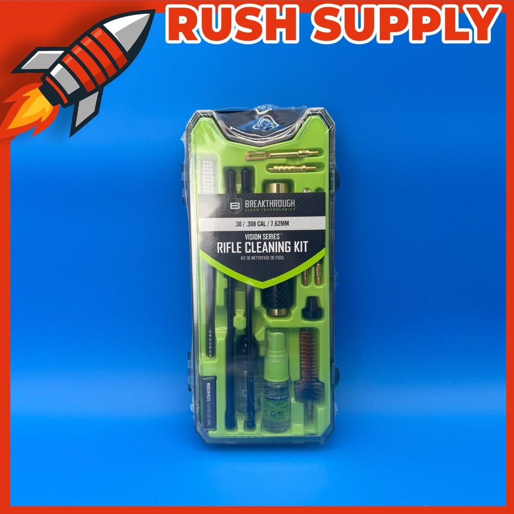 New Breakthrough Vision Series Gun Bore Rifle Cleaning Kit w/ Hard Case – AR10