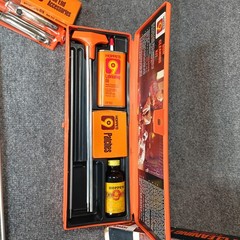 Hoppes No 9 Vintage Gun Cleaning Kit Orange Case Original Box READ